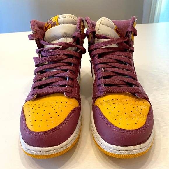 Nike Air‎ Jordan 1 Retro High Brotherhood GS Youth Size 7 Y 7Y Shoes 575441-706 - Picture 5 of 12